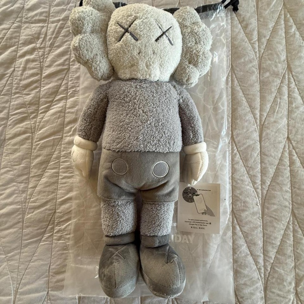 KAWS Holiday Hong Kong Companion Plush Grey